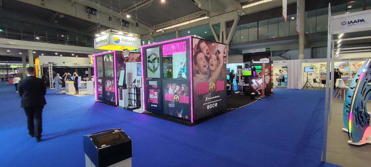 Hoy comenzamos la feria <a href="/IAAPAHQ/">IAAPA</a> en Barcelona con muchas novedades!!! #IAAPAExpos #karaoke
