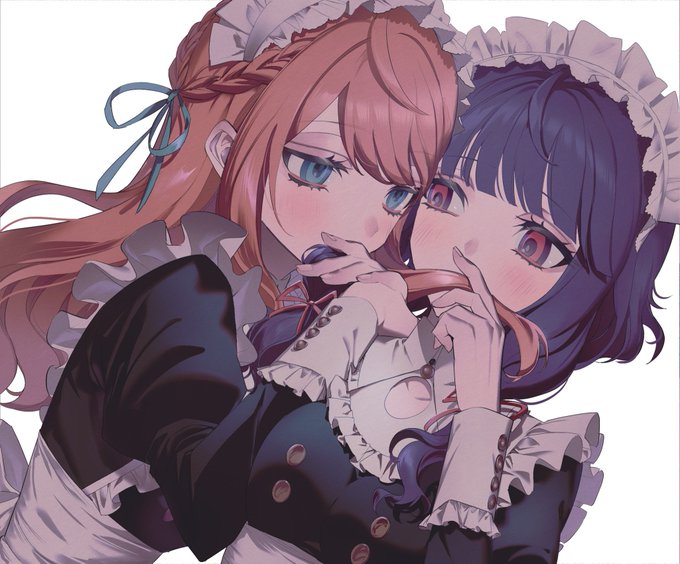コミッションで描かせていただきました🎗メイドさん 
