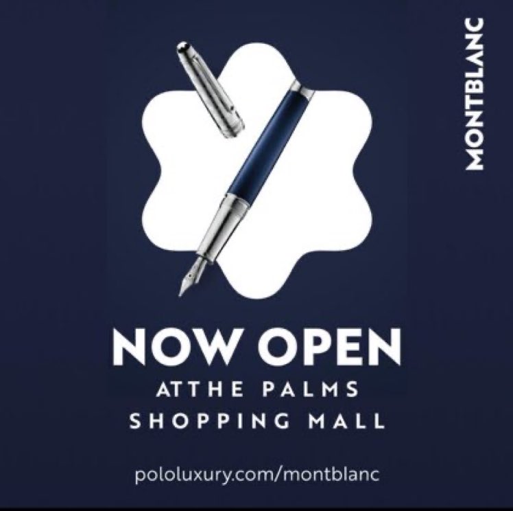 AkinbodeJoy's tweet photo. Guy’s Montblanc is now in Nigeria to cater for your tasteful and premium shopping as their now have their boutique at the Palms Shopping Mall, Lekki.
#MBWeek https://t.co/YzCYOh06BN