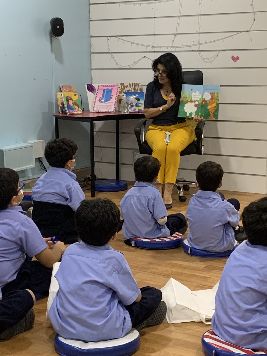 AIS_SchLibrary's tweet photo. Grade 2H having storytime with our librarian Ms. Nawal. #AISSchLibrary #AISGrade2 #AISPrimarySch https://t.co/LjHB7sTJdm
