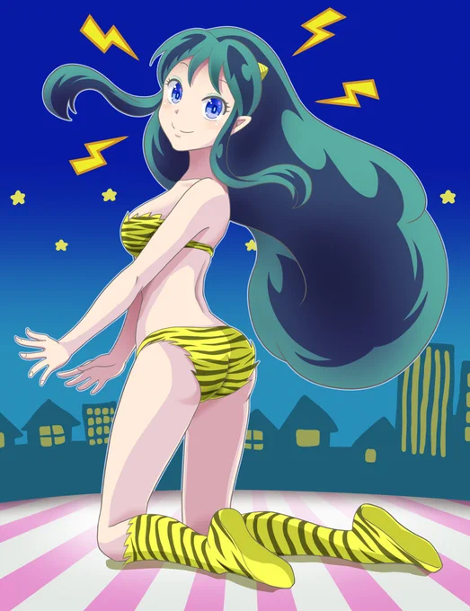 日曜日に描いた絵に刺激を受けてもう1枚描いてみました。絵を描くきっかけがラムちゃんだったので、理想のラムちゃんを描くことが自分にとってのライフワークかもしれない※3枚目の絵は前回(2015年)に描いたもの#みんなのラムちゃん見せて #ラムちゃん 