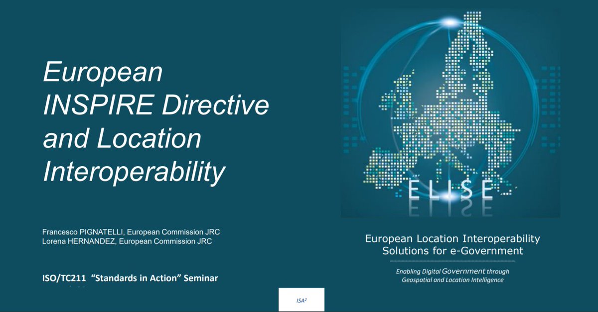 Joinup_eu's tweet photo. ⚜️Keen on the topic of #LocationInteroperability in Europe❓
🎦Check out the recording &amp; slides of this presentation &amp; get insights into:
🔵#ELISE Studies, Frameworks &amp; Solutions
🔵@INSPIRE_EU &amp; #ISO
👉https://t.co/xlypJnKNi5
@EULocation @EuroGeographics @opengeospatial 
@rndt_it https://t.co/NX3Hrgge6J