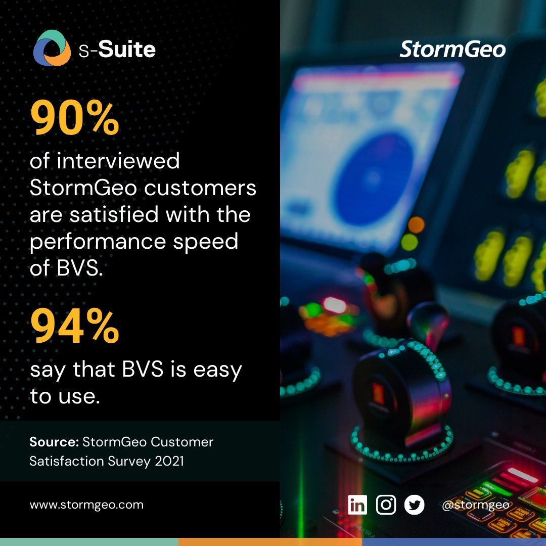 StormGeo's tweet image. When our customers are happy, we&apos;re happy. 🤝

See why so many users actually enjoy using our #weatherrouting solution, BVS: ow.ly/LV0x50GhJRz