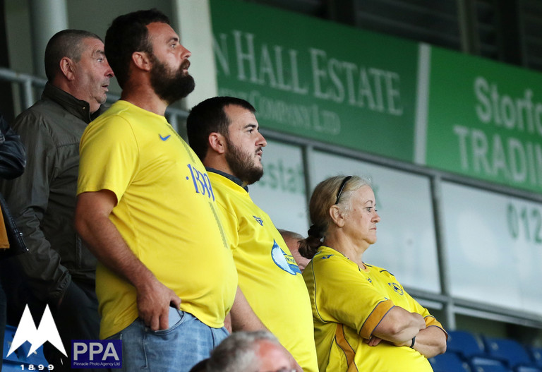 TUFC1899's tweet photo. 👏  1⃣3⃣2⃣ of the Yellow Army made the long trip to Chesterfield on Saturday!

Thank you for your support!

#tufc https://t.co/oPPHRbcfWs