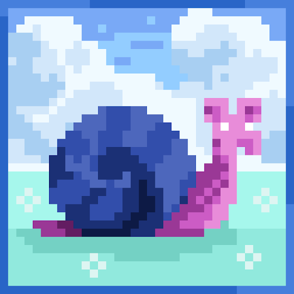 GlasSky_art's tweet photo. Jumbo (Snail#15)

https://t.co/BSymesDhFJ
This little snail has the biggest ears and she has been practicing to fly with them every single day. She has yet to make progress, but she never loses hope.

#nft #art #pixelart #pixelsnails https://t.co/EqckuIHppH