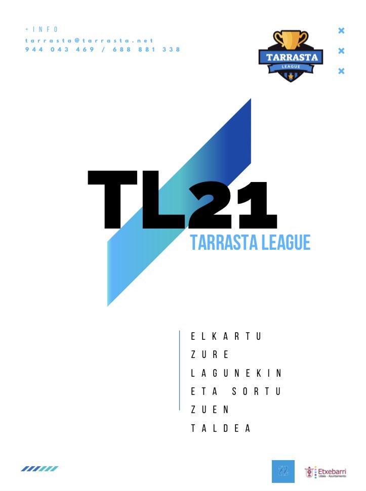 Tarrasta's tweet photo. Dagoeneko heldu da! TARRASTA LEAGUE! Sortu zuen taldea eta parte hartu! https://t.co/mDb1DjBpji