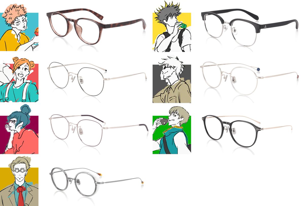 呪術廻戦 JINS コラボモデル 五条悟Ver 呪術廻戦 JINS 五条悟