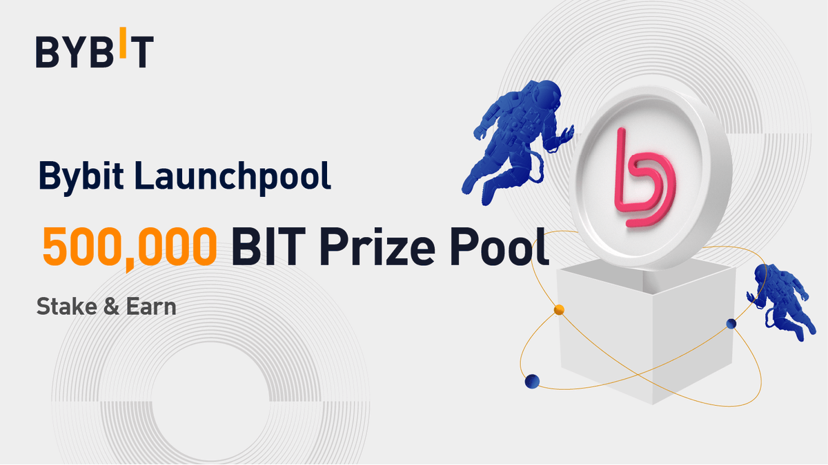 Bybit_Official's tweet photo. BIT Launchpool: NOW LIVE!

From now til Oct. 12, 12AM (midnight) UTC, stake BIT and earn BIT with the highest yield in town!

Don't miss out, start staking with Bybit: https://t.co/VpVKuenfim https://t.co/HspAcCH68E