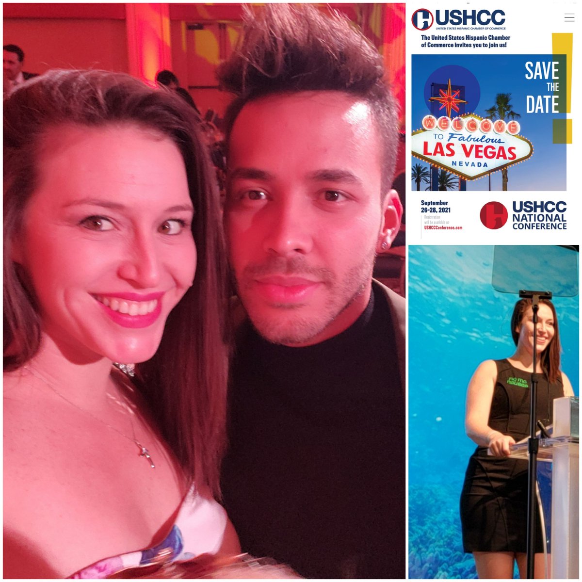 If you know that this is Prince Royce, a very famous #latino bachata artist, we have to be friends. Celebrating #HispanicHeritageMonth at #USHCCLasVegas2021, and I can't help but remember how incredible the last one was when I, NoMo Bands won the #PitchYourBiz competition #USHCC