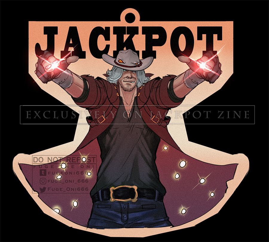 * yoddleling* ay yo local light-headed dork forgot to review this. I also contribute this cheeky keychain for the <a href="/JDantezine/">JACKPOT - A Dante Zine</a> , featuring Dante the local cowboii #Dante #DMC5 #DevilMayCry5