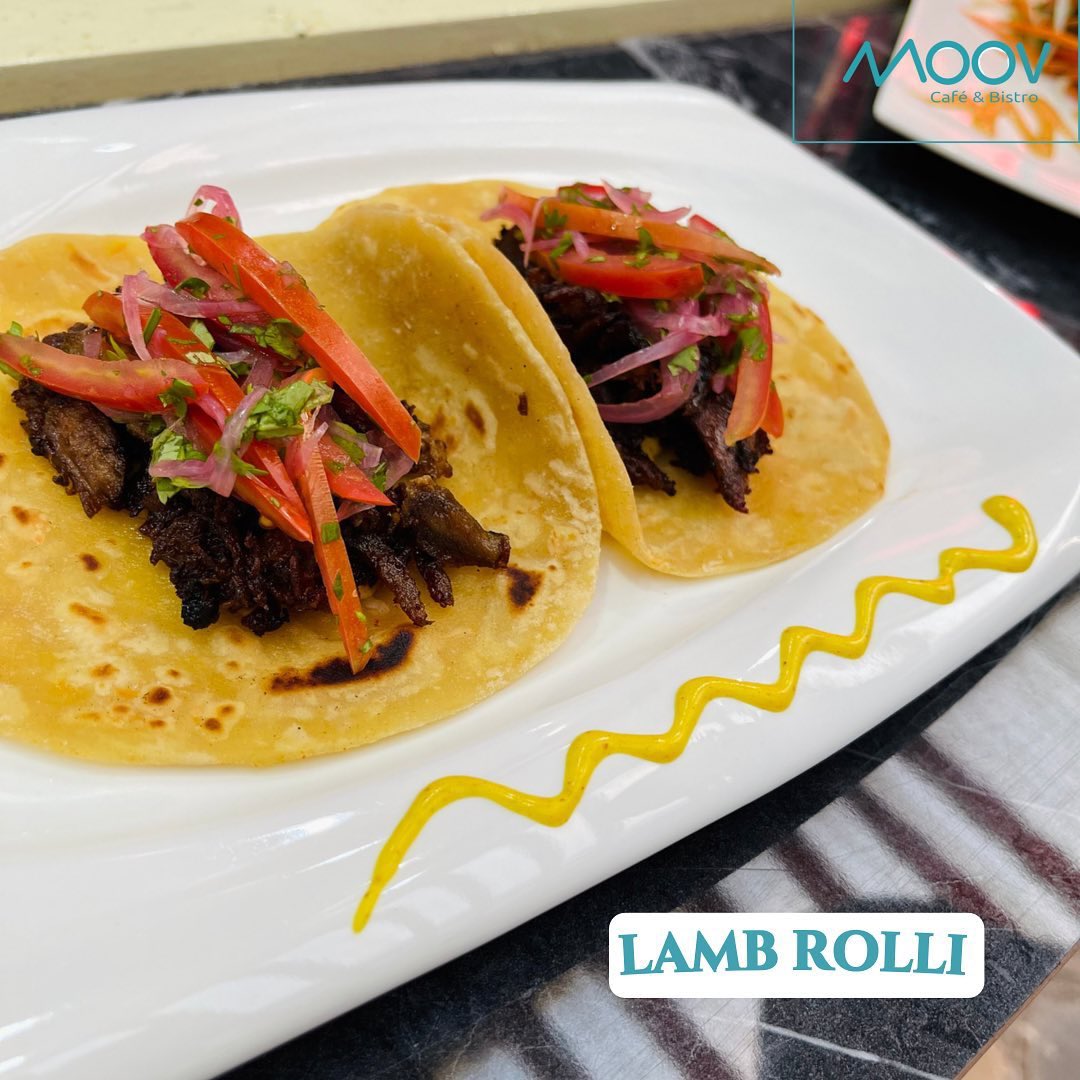 Step into the sun, it’s lunch time! ☀️ 

Have you gotten your hands on our delicious LAMB ROLLI yet? Enjoy mouthwatering shredded roasted lamb on chapati, served with pickled onions and kachumbari 🤤

☎️ 0799 094561
📍Moov Cafe &amp; Bistro (Wood Avenue, Kilimani)