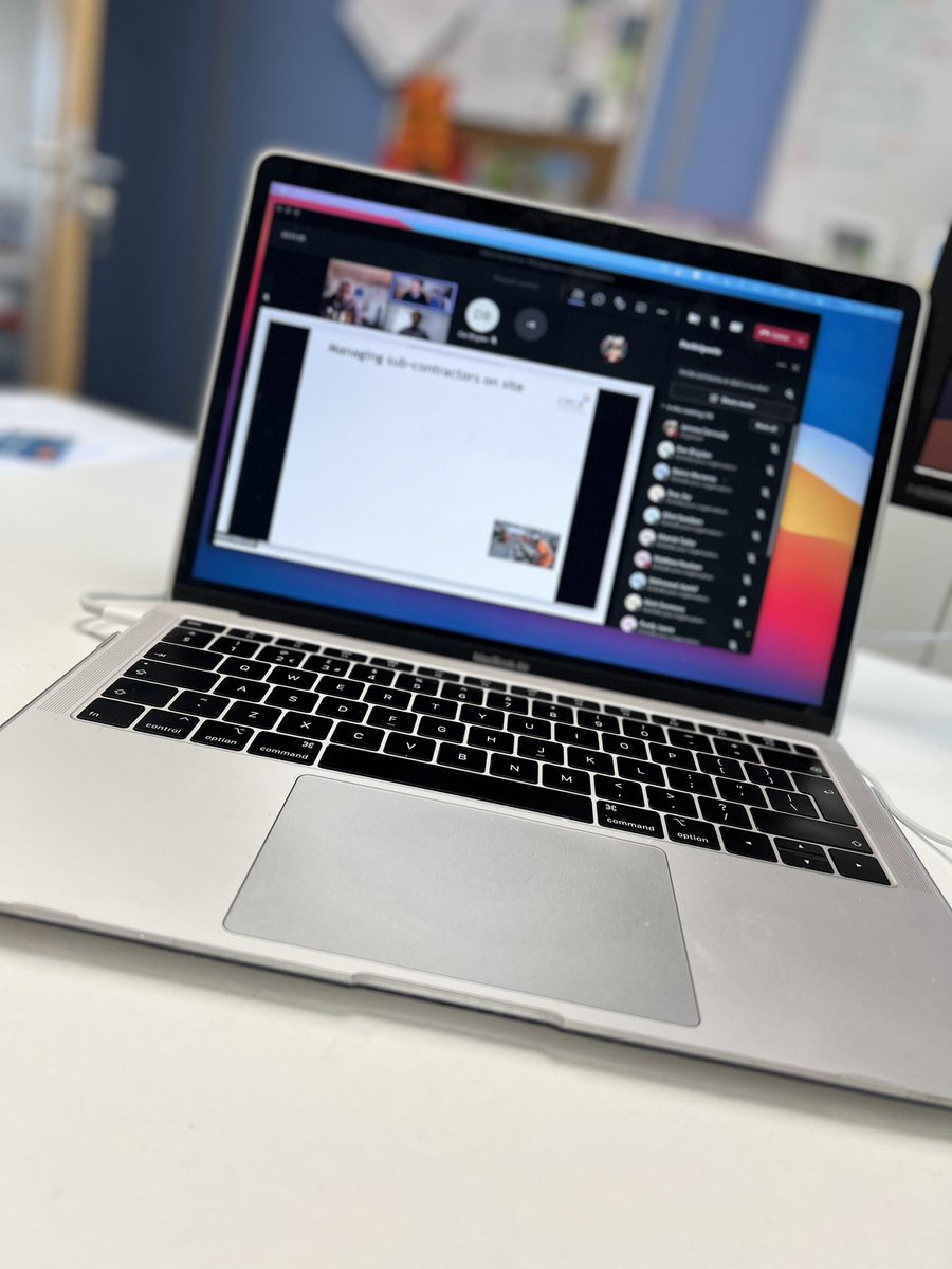 Great to have another cohort of members attending a ‘Management of Subcontractors’ workshop online today. Interesting content and some good input from delegates.

Huge thanks to Bob Bilbrough for another great session. 

#training #development #CivilEngineering