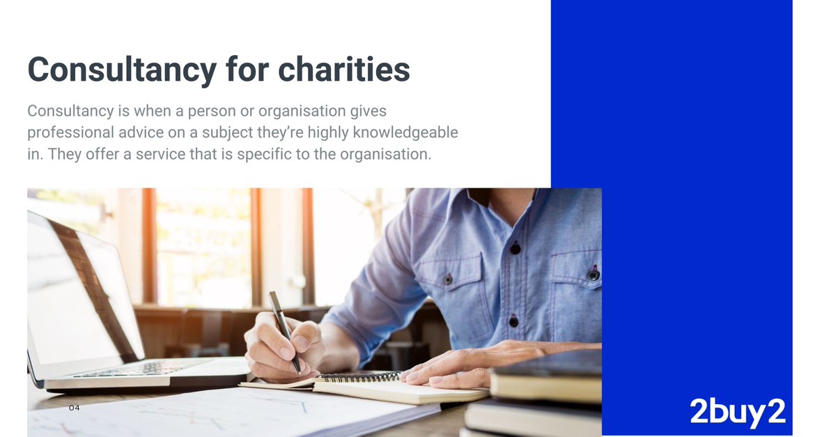 2Buy2's tweet image. Consultancy can help your charity save time, money and effort when it comes to your procurement. Want to find out more about how consultancy can do this? Click here to find out: bit.ly/3uqFgFC
 #Consultancy #Charities