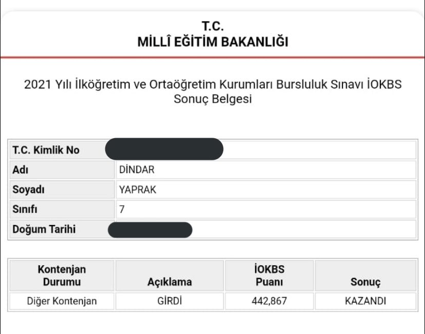 Kopal İmam Hatip Ortaokulu (@kopaliho) on Twitter photo 2021 yılı İlköğretim ve Ortaöğretim Kurumları Bursluluk Sınavını kazanan Ayşe Karakaya ve Dindar Yaprak isimli öğrencilerimizi tebrik ediyoruz.
Başarılarının devamını diliyoruz.
<a href="/Erzurum_Mem/">Erzurum İl Millî Eğitim Müdürlüğü</a>
<a href="/skaygusuz/">Salih Kaygusuz</a>
@karacoban_meb
<a href="/MuhlisKARAKURT/">Muhlis KARAKURT</a>
#yaşasınokulumuz 2021 yılı İlköğretim ve Ortaöğretim Kurumları Bursluluk Sınavını kazanan Ayşe Karakaya ve Dindar Yaprak isimli öğrencilerimizi tebrik ediyoruz.
Başarılarının devamını diliyoruz.
<a href="/Erzurum_Mem/">Erzurum İl Millî Eğitim Müdürlüğü</a>
<a href="/skaygusuz/">Salih Kaygusuz</a>
@karacoban_meb
<a href="/MuhlisKARAKURT/">Muhlis KARAKURT</a>
#yaşasınokulumuz