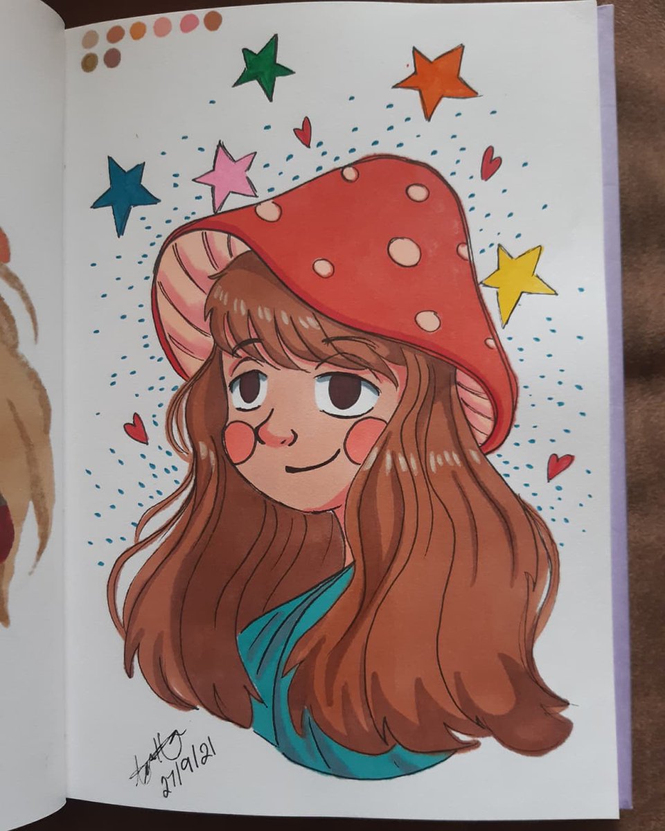 Littlewhitecub's tweet photo. As soon as I saw this character by @rosalieperlart for a #dtiys I had to draw it. I love how chill and happy she looks and honestly I wish I was on her level of happy chill 😄
-
-
#art #arting #drawing #illustration #alcoholmarkers #dtiyschallenge #drawthisinyourstyle https://t.co/8EGlritrXW