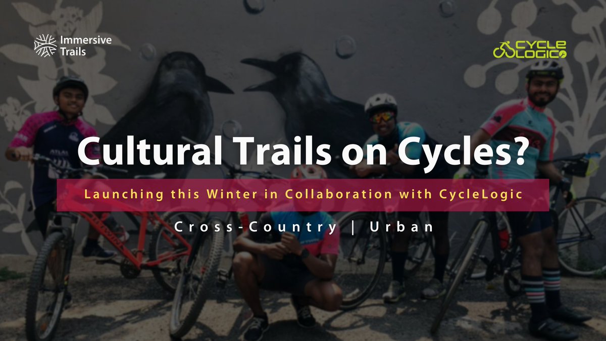 immersivetrails's tweet photo. Did you hear about this cool new #bicycling community in #Kolkata? Meet #CycleLogic. We are cooking up something great for #cycling enthusiasts together. The first of its kind cross-country &amp; urban #HeritageTrails in #Bengal on #bicycles LAUNCHING IN WINTER! https://t.co/ZKIACua1tw