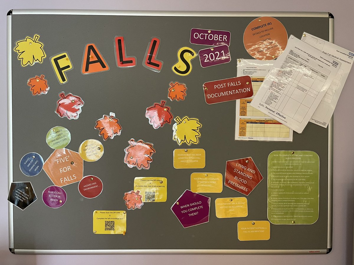 AMU_ELHT's tweet image. Seeing as winter seems to be here already today - We’ve started our FALLS for Fall Awareness Month. #reducingfalls #patientsafety @ELHT_MEC @lesley_gaw