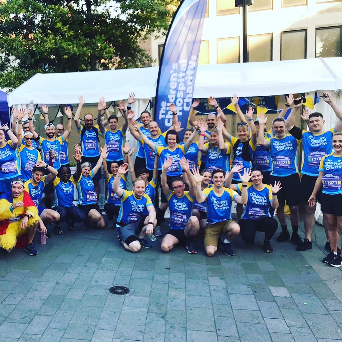 SheffChildrens's tweet photo. Thank you so much to all of our runners who took part in the @runforall Sheffield Half and 10K on Sunday! 👏

There were over 400 runners in total raising money for our hospital. It was great to have race days back and cheer you all on! 

Thank you to our amazing runners! 💙💛 https://t.co/aL3phvxifu