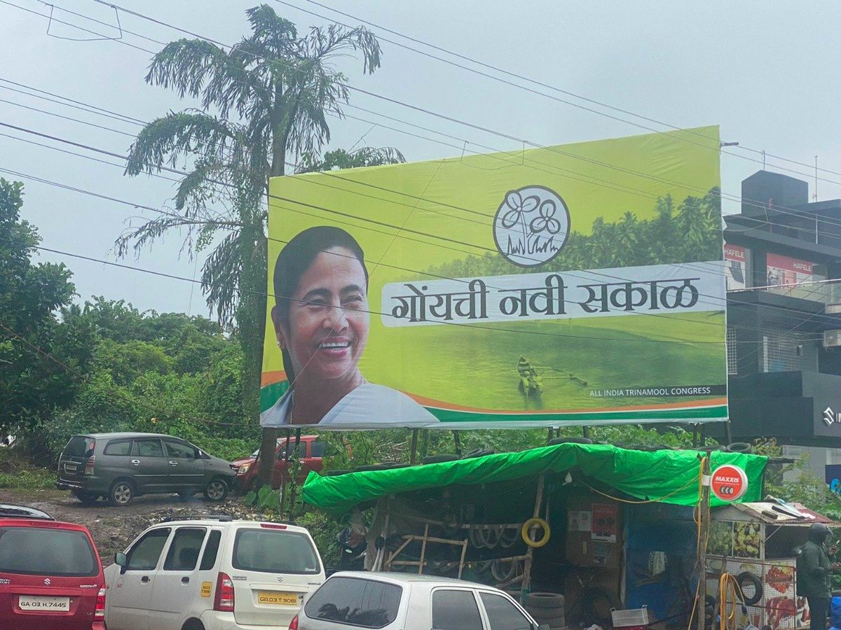 DidiFor_PM's tweet photo. Sharing the first TMC posters come up in Goa.
#DidiForGoa #GoaDeservesANewDawn
#KhelaHobe https://t.co/VuFosg71Pu