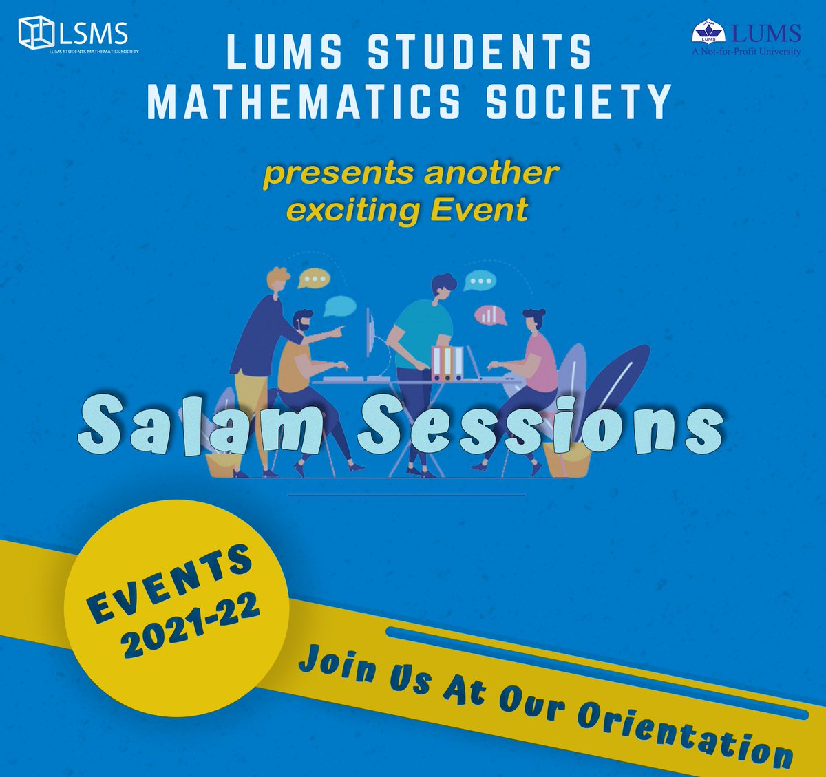 lsmslums's tweet photo. Salaam Sessions is a platform for interactive discussions on mathematics and mathematical physics. The primary motive of the talks is to highlight and discuss the beauty &amp; effectiveness of mathematics, primarily found in physics.✨

Orientation Link👇
https://t.co/kYIQdBc2oT https://t.co/L62CeW7WBW