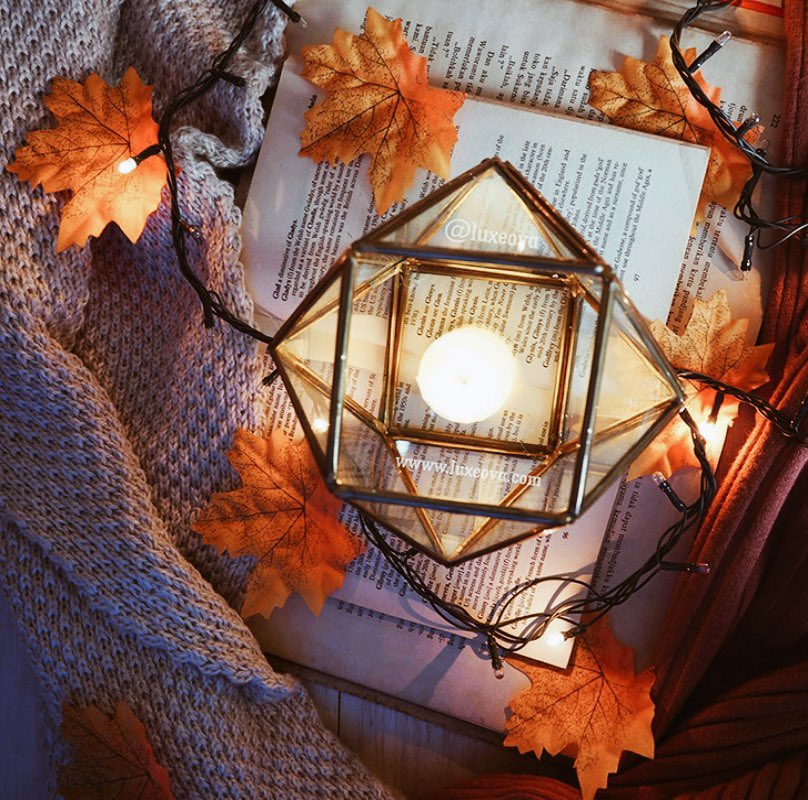 luxeova's tweet photo. Autumn is here🍁shop this glass candle holder at https://t.co/OysrEe40dE #AutumnTreats #autumnfalls #autumndecoration #Thanksgiving #thanksgivingmood #autumnmood #thanksgivingvibes #autumnvibes #handmade #glassterrarium #candleholder https://t.co/x0AoylExd2