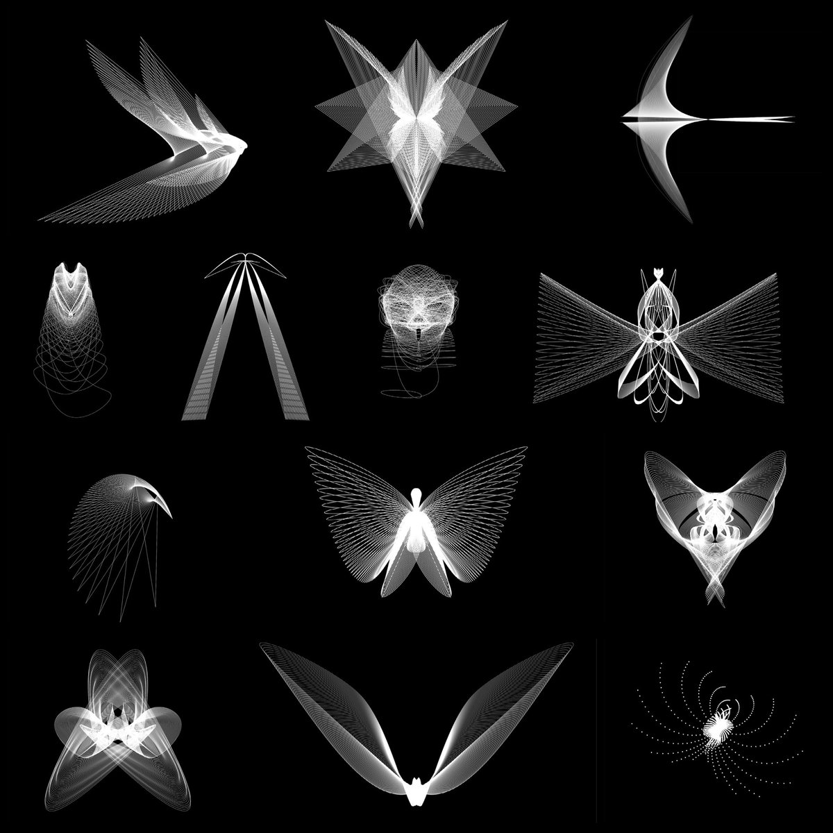 MatheikoNFT's tweet image. All of those images were drawn using algebraic functions. And it&apos;s beginning point on a journey in NFT world.

Let us know which pieces you like most :)