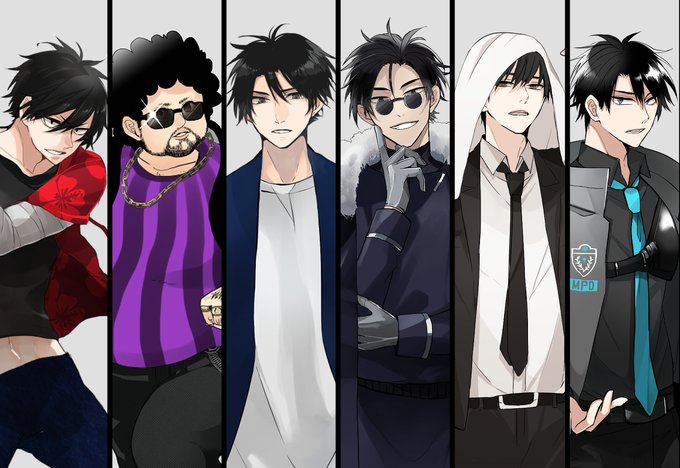 黒髪男子のtwitterイラスト検索結果