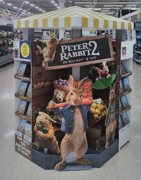 eXPD8_fm's tweet photo. Here's a #throwback to when #eXPD8 supported the launch of #PeterRabbit2 film in August – perfect for an afternoon of family fun! 🥕🐇
What a fantastic #PointOfSale display piece as well 😍 Get in touch at hello@expd8.co.uk to enquire about our #retailsupportservices 
✅ https://t.co/1DFJEBj8US