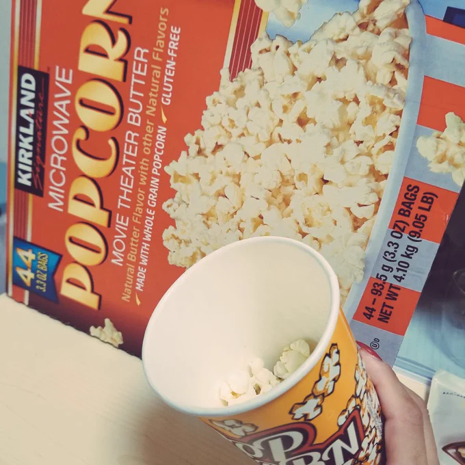 ほんでこれもめちゃくちゃうまい🍿あさとに食わせてえ～!! 