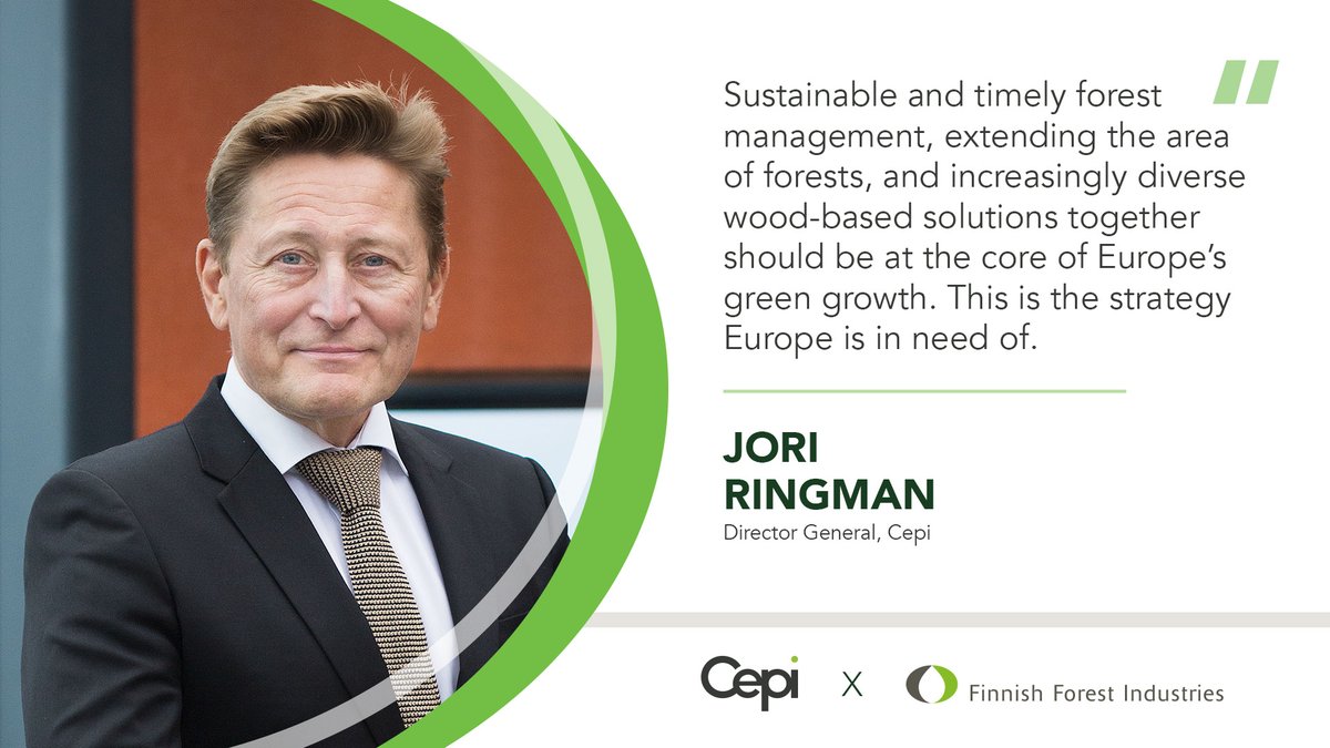 "The term sustainability was coined in the #EU over 300 years ago, as a good forestry principle: the 🔑 is to grow more than you harvest. This is still the core principle of our business and success story.", states <a href="/CEPI_Paper/">Cepi</a> Director-General <a href="/RBJori/">Jori Ringman</a>.