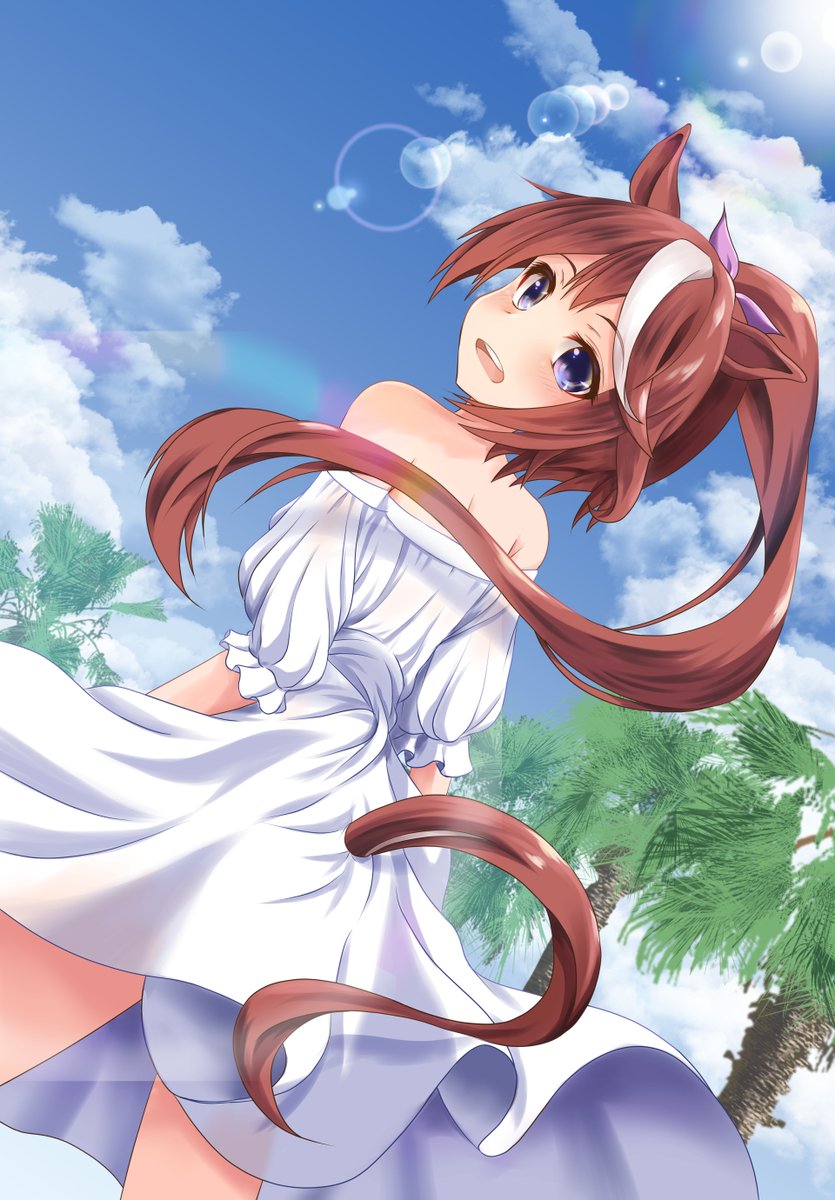 マヤノトップガン(ウマ娘) 「反応だけを求めてはいけないと頭では分かっていても、少なからずショックは受けちゃう」|折原@ISF10 F-22のイラスト