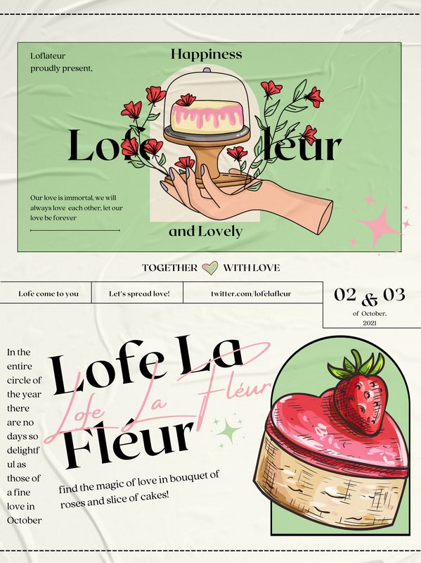 throneos's tweet photo. Fill the palette of happiness by step upon Lofe La Fléur land of festival! Posses you with the smells of pastry and flowers, we invite you to join the fun at:

📅 2nd to 3rd of October
🌷@Iofelafleur 

The fanciful paradise become real as you step to make it happen along with us! https://t.co/fL8Nr0lkQ2