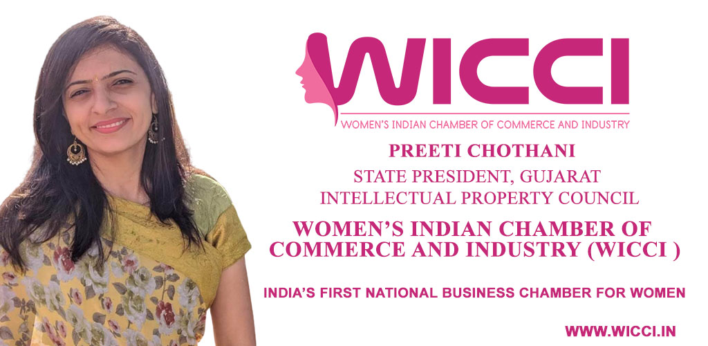 wicciindia's tweet photo. We welcome Preeti Chothani,State President,Gujarat Intellectual Property Council of WICCI.
#WICCI #WICCIINDIA
#WOMENCHAMBER
#WICCIWoman https://t.co/n7o1CEZiO4