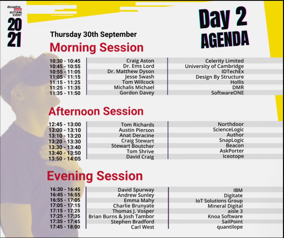 Looking forward to speaking at <a href="/disruptivelive/">Disruptive LIVE</a> on the 30th at 10.45 am! I'll be talking about the growing importance of awareness of number sense.

@Disruptivelive is a virtual event celebrating the #technology industry!

Sign up here: lnkd.in/d-U3tEmi

#numbersense #tech