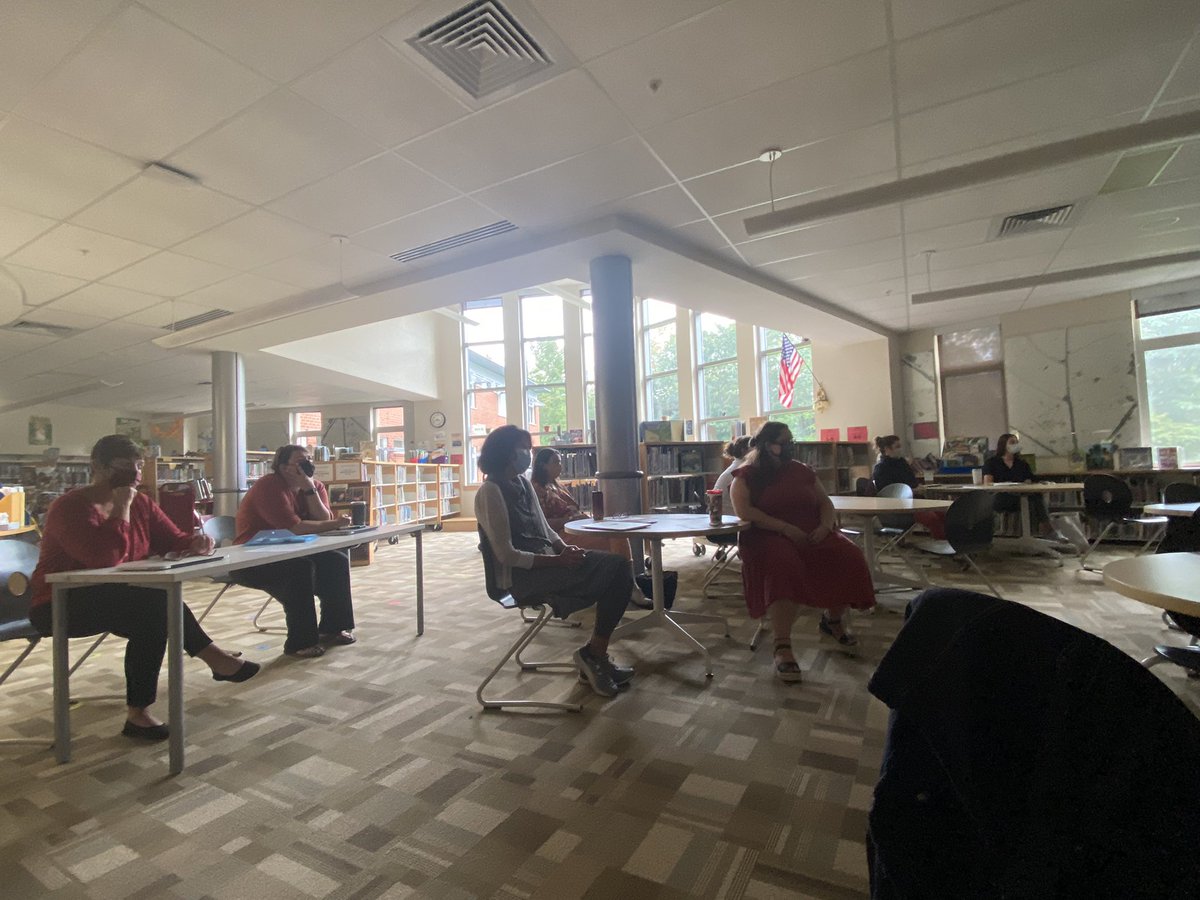 MrsBFortier's tweet photo. Great Falls staff engaging in Diversity, Equity, and Inclusion work! 💗🥰 #stretchthinking #optionalprofessionallearning https://t.co/TXOn2DgVjT