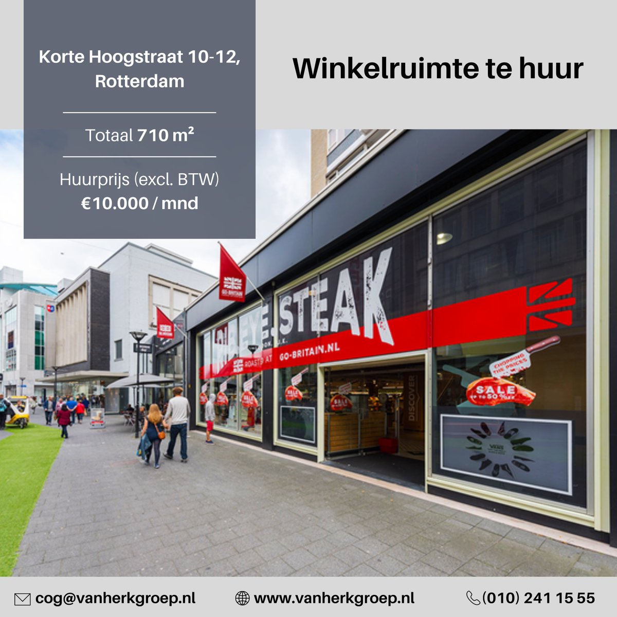 VanHerkGroep's tweet photo. Te huur winkelruimte in Rotterdam. Bezoek onze website https://t.co/xDOvt1Z4HY voor meer informatie. https://t.co/XtdrPLGCS7