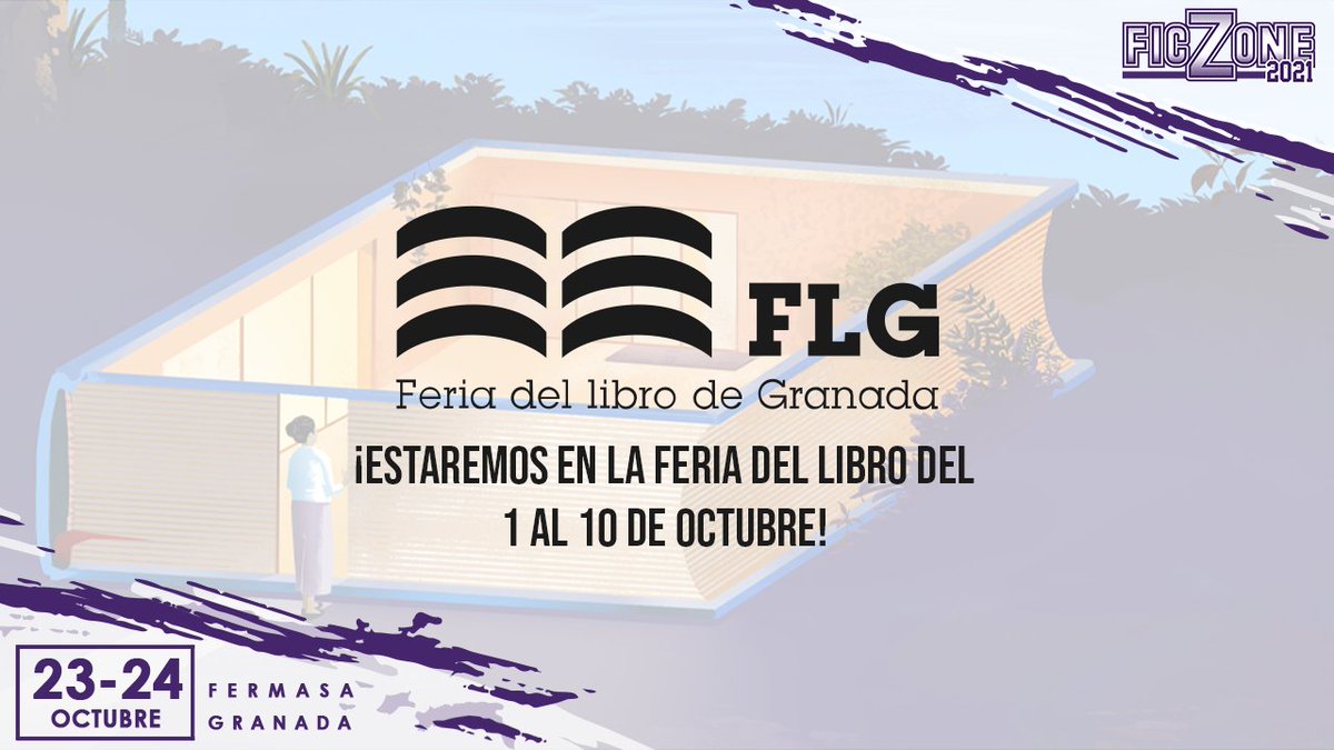 FicZone's tweet photo. ¡Estaremos en la @ferialibrograna  del 1 al 10 de octubre!

FicZone coorganiza una serie de actividades de cómic, literatura fantástica  y ocio dentro de la programación oficial de la feria y estamos deseando reencontrarnos allí. 😃

➡️ https://t.co/0yMX5ocf6p https://t.co/UeOEQaV79O