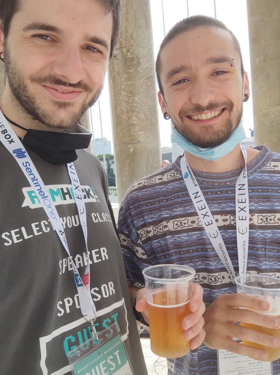 mazzini_pietro's tweet photo. A great day #RomHack2021
@fam4r @cybersaiyanIT https://t.co/1uYWn5l3kE