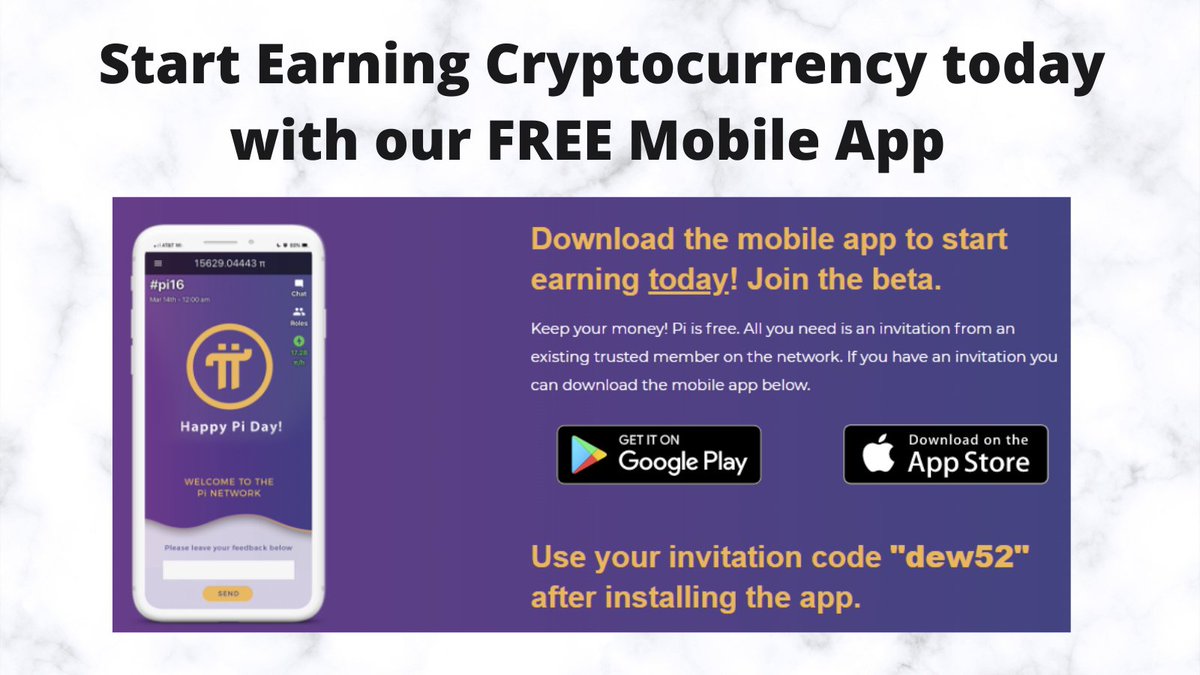 DEWfinancials's tweet photo. PI makes #crypto mining EASY and it's FREE for a Limited Time!
Breakthrough tech allows you to mine #cryptocurrency on your phone
WATCH the Video at https://t.co/hXUzPuThI0
Use Invitation code βdew52β after installing the app
#cryptocurrencies #bitcoin #btc #entrepreurial https://t.co/GQVtMjYZUZ