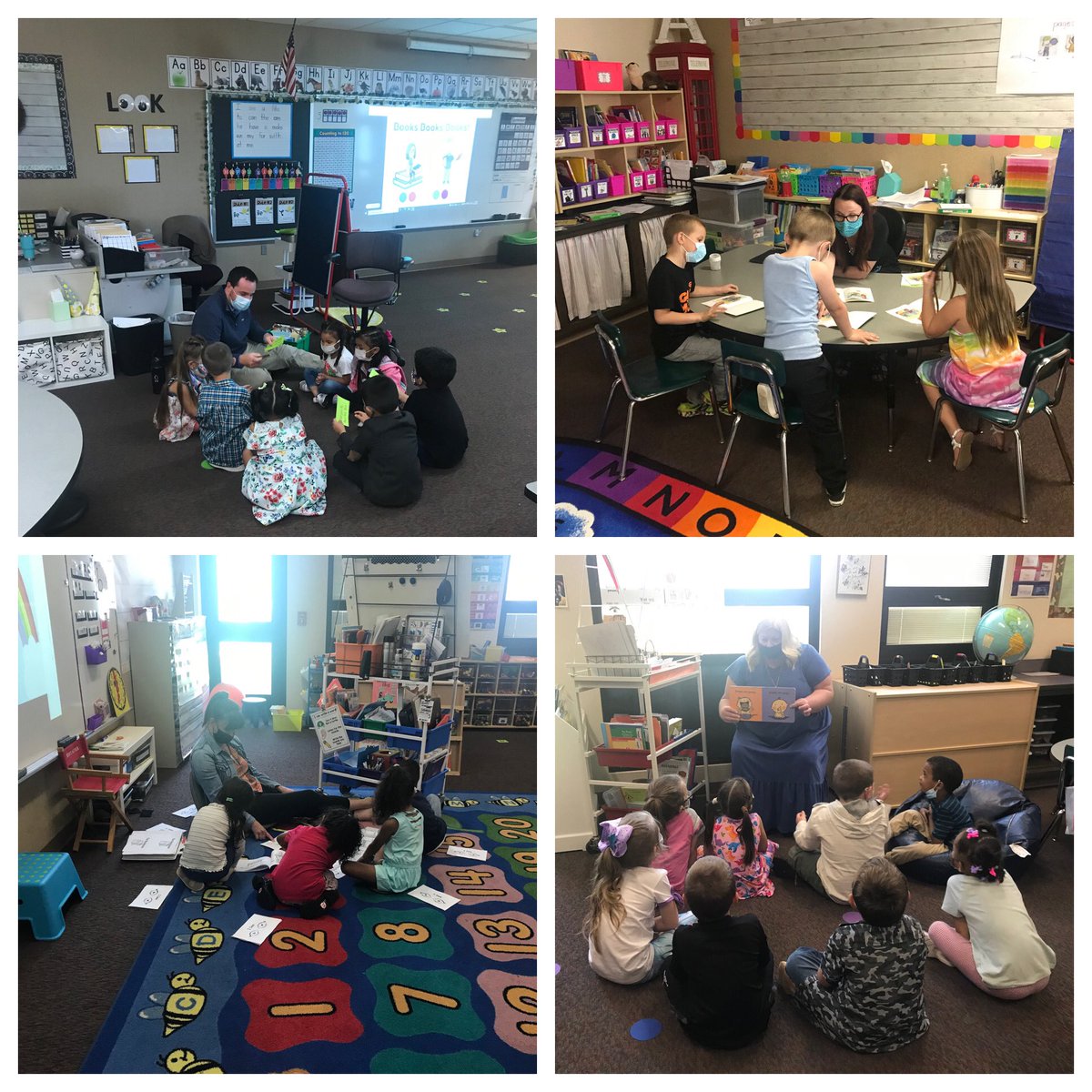 SFE_3820's tweet photo. Kindergarten readers in full swing at the end of the day as they share great books together. #wearewayne #stoutfieldgood #thinkreadcreate https://t.co/2kfNqLKhNH