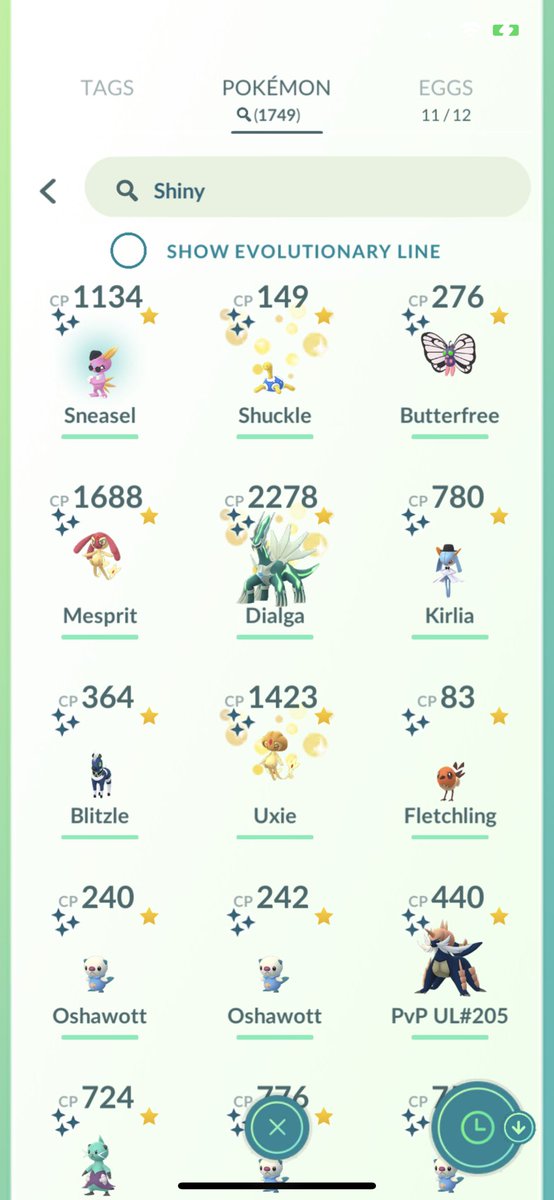 ShinyGranny's tweet photo. 4 new shinys! ✔️✔️✔️✔️ Feels good to complete a new set/event without really grinding! #PokemonGo #PokemonGOFashionWeek Whats your fav costume mon? https://t.co/1C1GHX3yOw