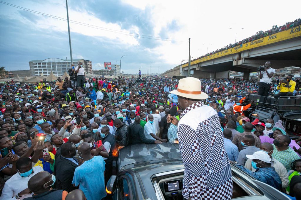 I am RELIABLY told that <a href="/RailaOdinga/">The Raila Odinga Amolo Foundation</a> has climbed the Mountain in just THREE days.  He’s wiped out ALL the gains <a href="/WilliamsRuto/">William Samoei Ruto, PhD</a> had made after camping — CROUCHING — there for THREE years.  A thunderclap — tsunami — has struck “Hustler.”