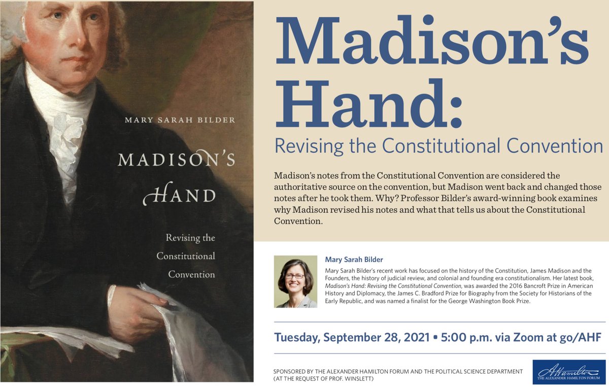 Hamilton Forum at Middlebury tweet media