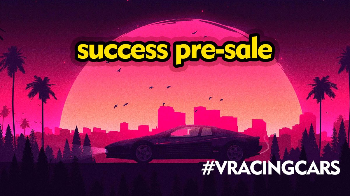 🏁Greetings racer, we are proud to say that the sales were a great success! Stay tuned for Pre-sale 2.0 that will only last for a few hours.