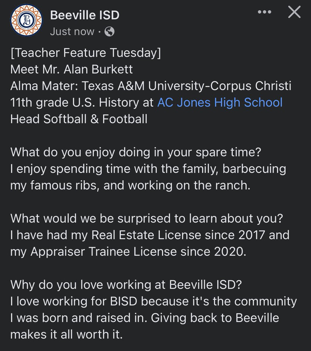 Beeville ISD tweet media