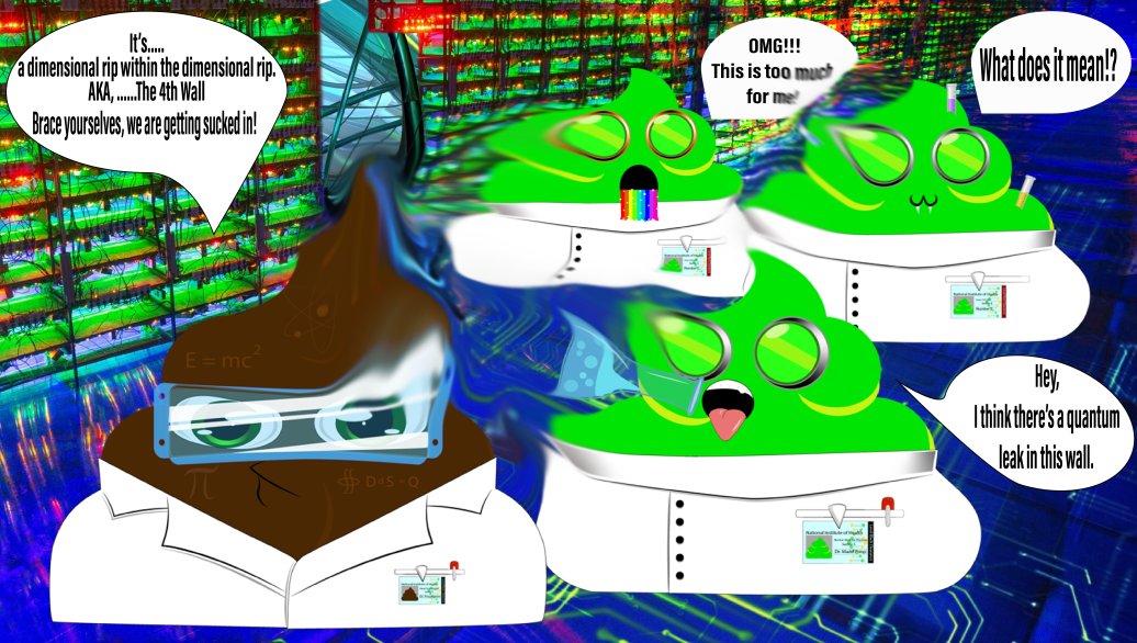 PoopyExp's tweet photo. The PoopyScientists ๐ฉ๐งช๏ธ are definetly mad scientists and a little crazy. But who wouldnยดt get a lil crazy while travelling acrross the universe in a floating waterpark ๐คทโโ๏ธ .
Come jump in the PoopyVerse ๐๐
https://t.co/Tw2Wj0xz5A
#PoopyExperiences #InteractiveNFT #NFT https://t.co/xal0eJ3joI