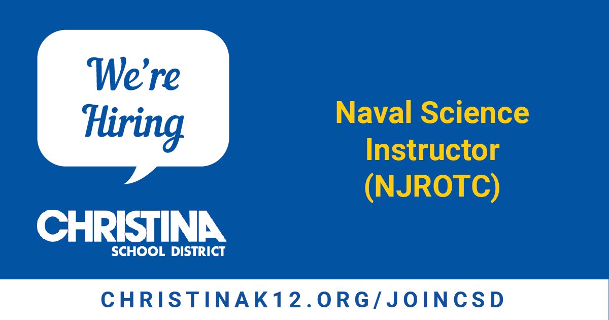 Christina School District tweet media