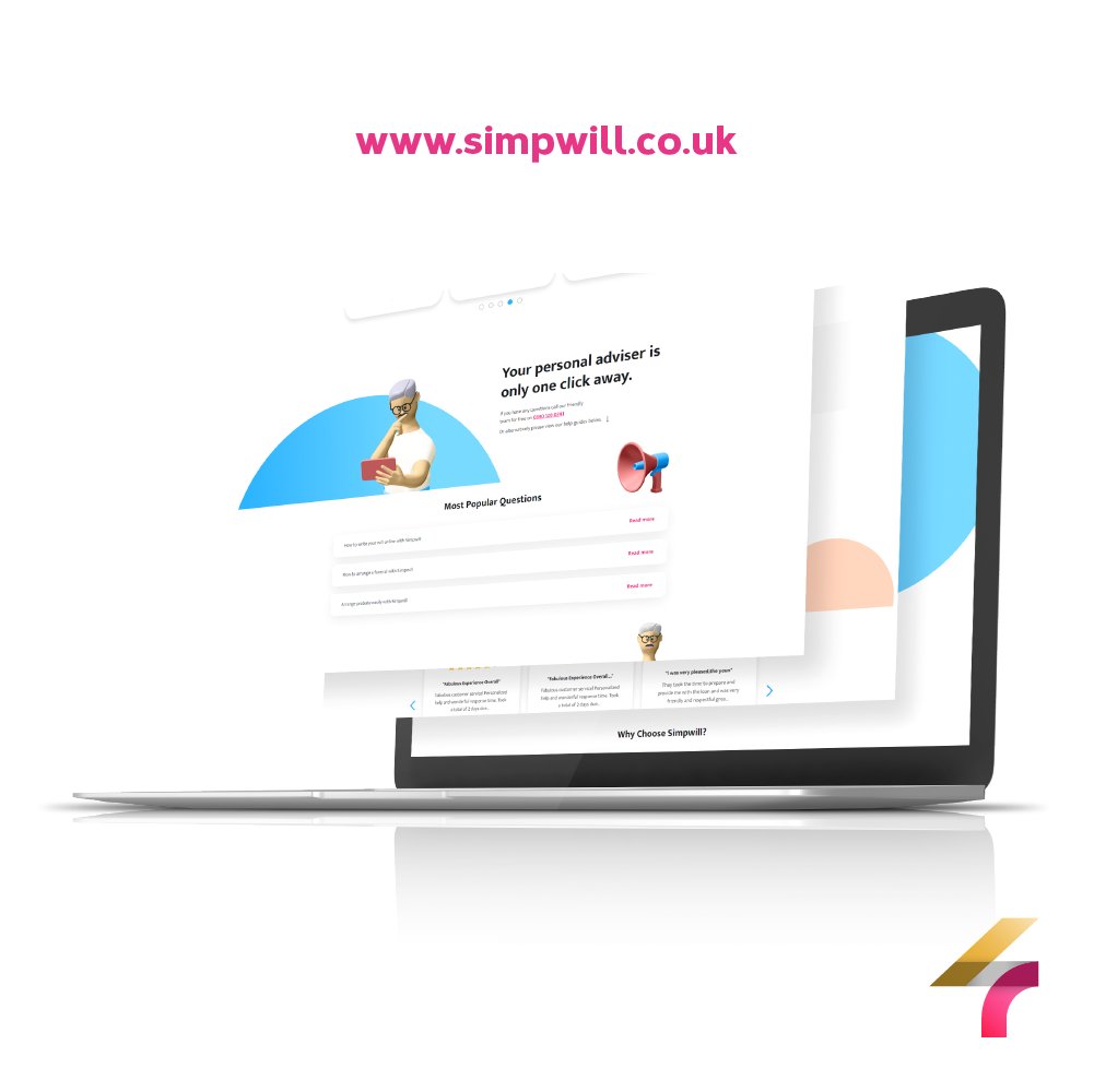 Introducing, Simpwill, an exciting new #Startup disrupting the #Fintech arena. With a passion for new tech and a seamless customer journey. Simpwill has created a 15 minute, cost-effective #WillWritingSolution. Check out our case study below.
@Simpwil1 

revolutionfour.co.uk/our-work/simpw…