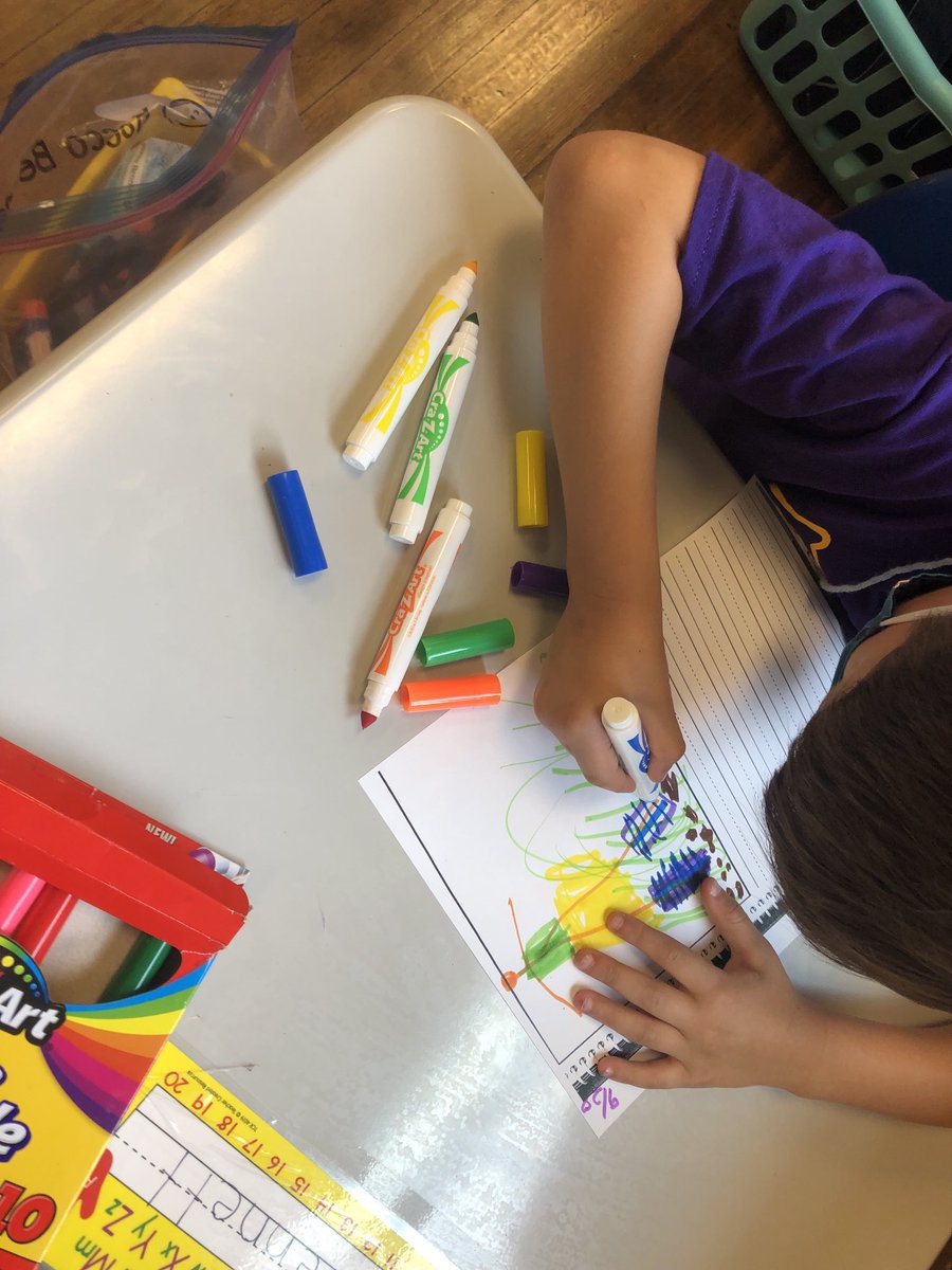 MrsStinson_K's tweet photo. We are writers!! We are stretching out our words and never giving up. 😀⁦@TCSD⁩ ⁦@TroySchool18⁩ https://t.co/P7VJbPaz55