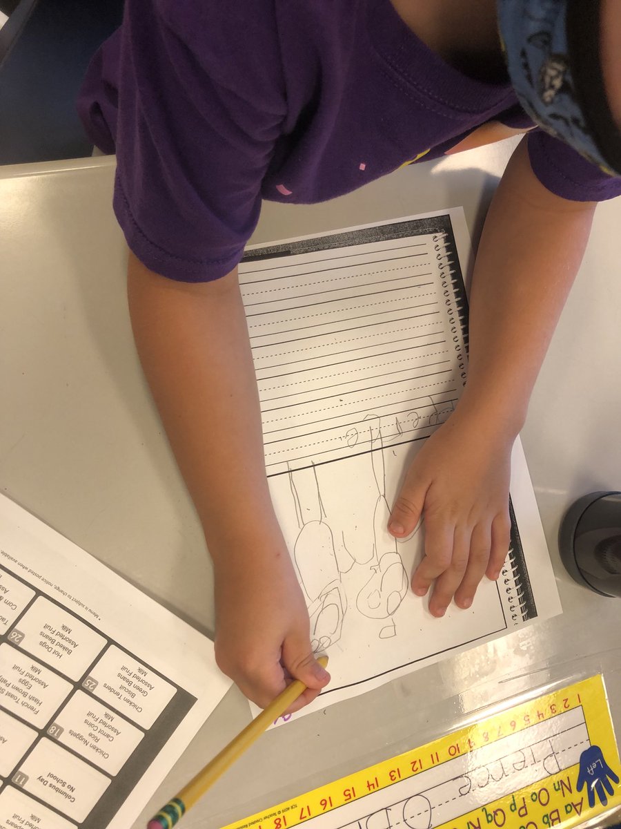 MrsStinson_K's tweet photo. We are writers!! We are stretching out our words and never giving up. 😀⁦@TCSD⁩ ⁦@TroySchool18⁩ https://t.co/P7VJbPaz55